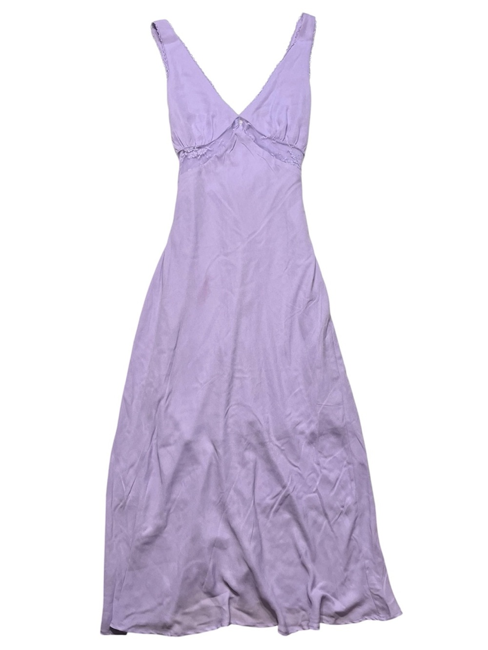 Lilac V-Neck Maxi Dress XL